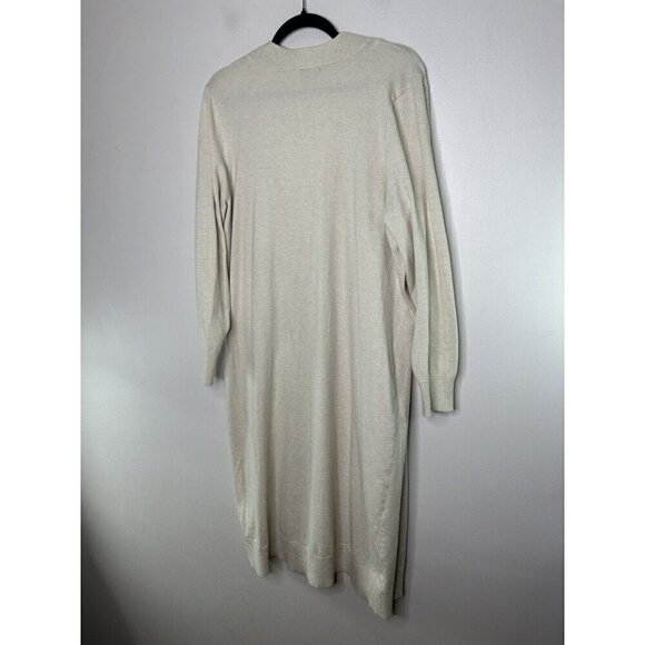 Torrid Women’s Open Front Knit Light Weight Cardigan Duster Beige Size 2 - Picture 13 of 15